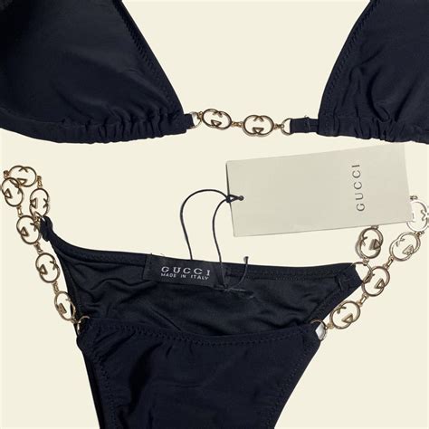 gucci bikini.|Gucci bikini top.